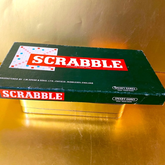 SCRABBLE BOARD GAME VINTAGE 1955 SPEAR’S GAME MADE IN ENGLAND  COMPLETE - Picture 9 of 16